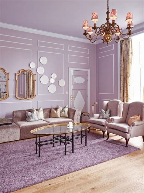 Stunning Purple Living Room Decor Ideas Lilac Living Rooms Purple