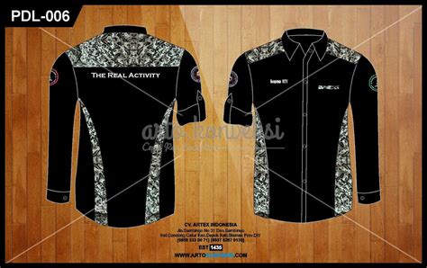 Download template vector desain baju PDH Mahasiswa format corel draw