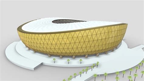 3d Lusail Stadium Fifa World Cup 2022 Qatar Cgtrader Aria Art