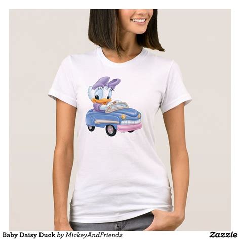 Baby Daisy Duck T Shirt Zazzle Com Baby Daisy Daisy Duck Casual