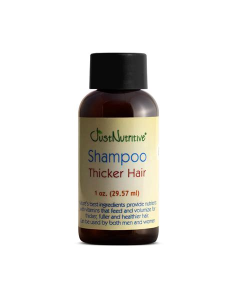 Free Sample Thicker Hair Shampoo Samples Just Nutritive