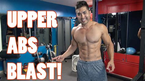 Upper Abs Blast Fast Way To Get Ripped Abs Youtube