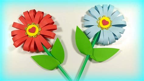 Flores De Papel Muy Fáciles Para Decorar Tus Manualidades Manualidades On