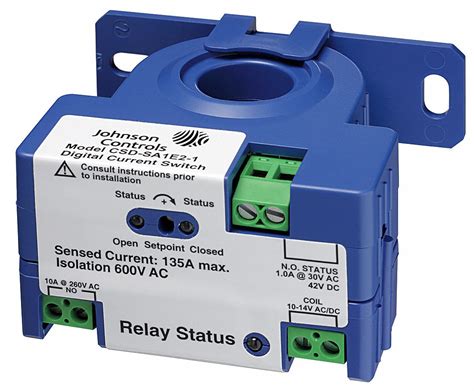 Johnson Controls Current Sensing Relay 12v Acdc Input Or Control