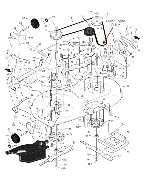 Murray 42 Inch Riding Mower Parts Diagram