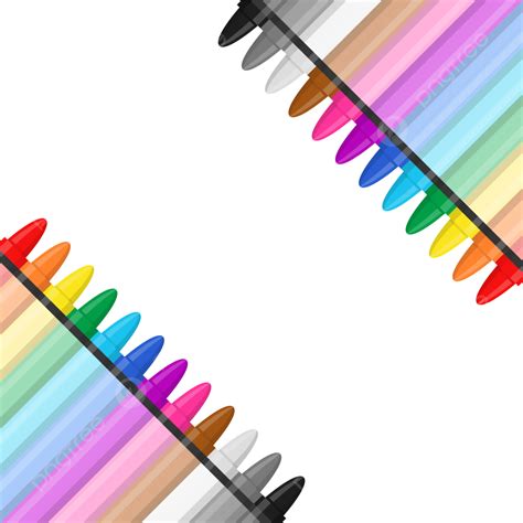 Crayon Border Template