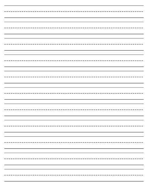 Free Lined Paper Template Printable
