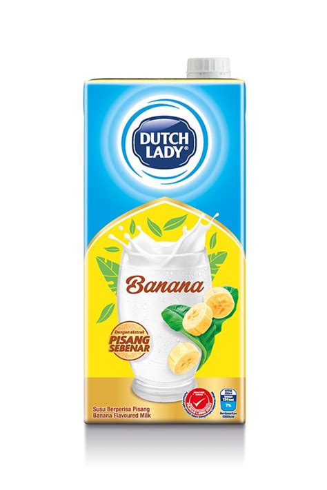 Banana Flavoured Milk Dutch Lady Malaysia