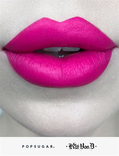 Bright Pink Lips Are Always A Good Idea Katvond Ad Bright Pink Lips Pink Lipsticks Pink