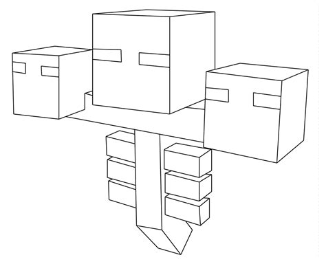 Click the minecraft wither coloring pages to view printable version or color it online (compatible with ipad and android tablets). Minecraft Wither Coloring Page - Free Printable Coloring ...