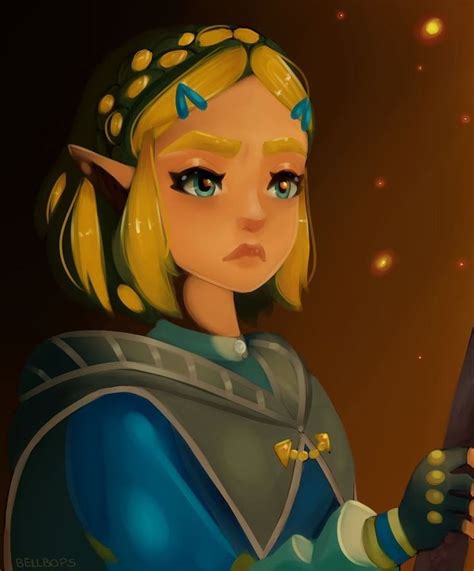 legend of zelda breath of the wild sequel art princess zelda botw 2 bellbops twilight