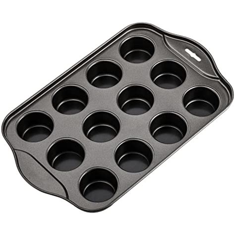 Tosnail 2 Pack 12 Cavity Mini Cheesecake Pan With Removable Bottom