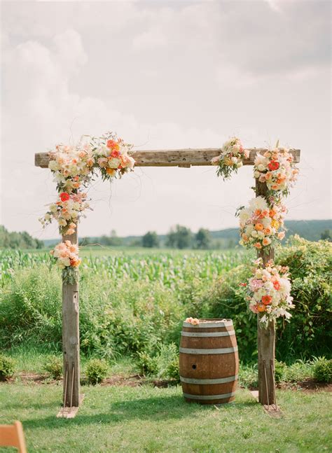 Rustic Outdoor Wedding Arch Ideas Houredouble