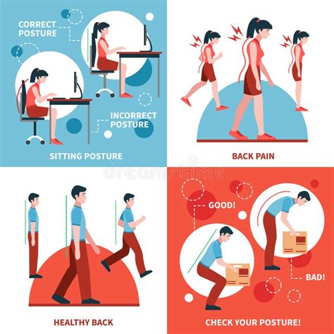 correct walking posture stock illustrations 52 correct walking posture stock illustrations