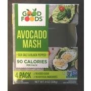 Good Foods Avocado Mash: Calories, Nutrition Analysis & More | Fooducate