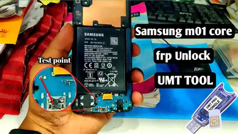 samsung m01 core frp unlock umt MTK tool via test point 100% frp done