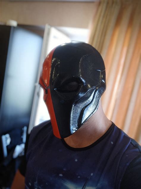 Deathstroke Mask Deathstroke Helmet Deathstroke Cosplay Etsy Uk