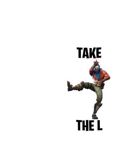 Fortnite Take The L Png Image Purepng Free Transparent Cc0 Png Images