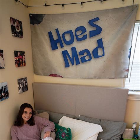 Hype Flags Hoes Mad Flag Funny Dorm Room Tapestry Hypeflags