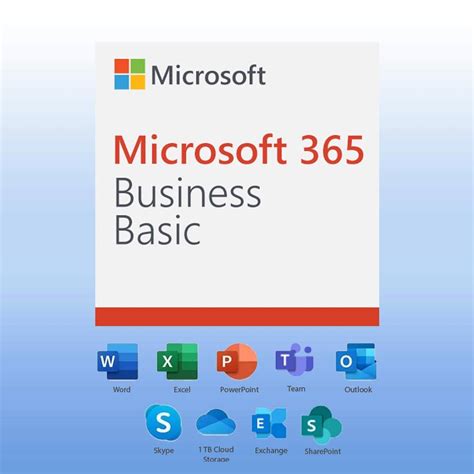 Software Microsoft 365 Business Basic Monthly Subscription