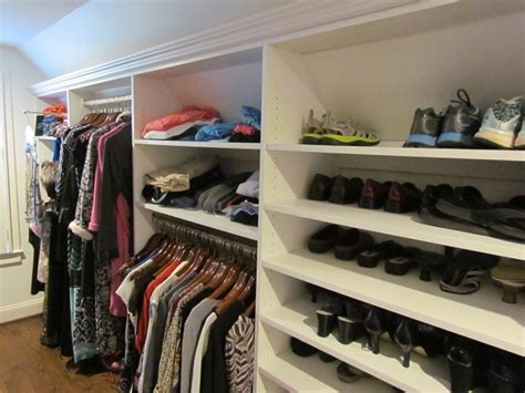 Sloped Ceiling Closet Solutions With A Bit Of Creativity And Ingenuity