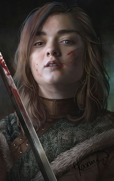 Arya Stark By Yasmine Arts On Deviantart Westeros Arya Stark A Song