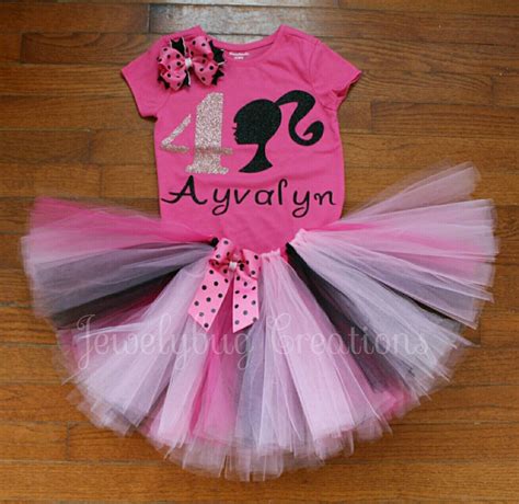 Birthday Girl Barbie Outfit Barbie Birthday Outfit Barbie Etsy