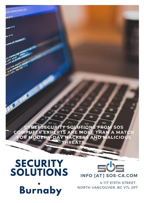 Cybersecurity Solutions Burnaby Security Solutions Cyber Security