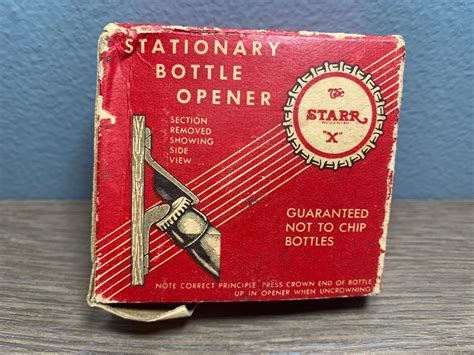 Vintage Collectible Coca Cola Stationary Bottle Opener Starr X Etsy