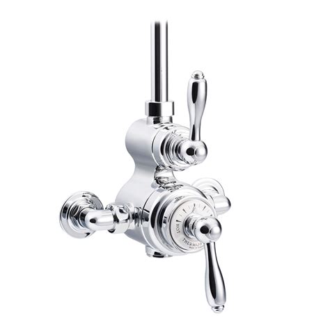 #what are the benefits of thermostatic shower valves? Bathrooms Etc - London | Exposed Thermostatic Shower Valve