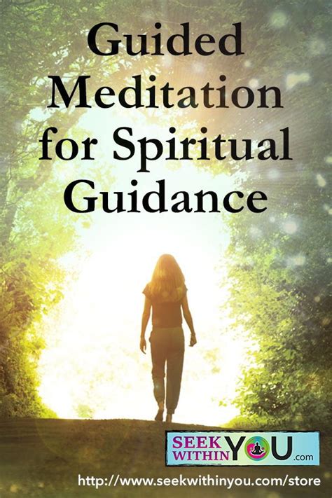 Guided Meditation For Spiritual Guidance Spiritual Guidance Guided