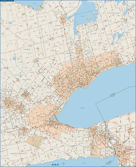Toronto Greater Metro Map Digital Creative Force