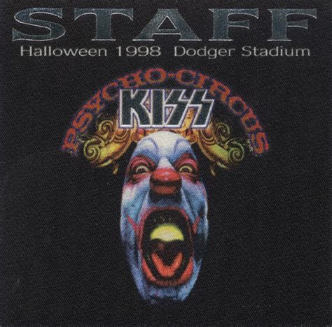 Kiss Backstage Pass From Dodger Stadium Oct 31 1998 At Wolfgangs