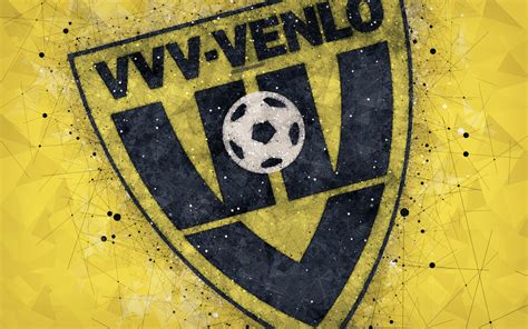 Free Download Download Wallpapers Vvv Venlo Fc 4k Logo Geometric Art