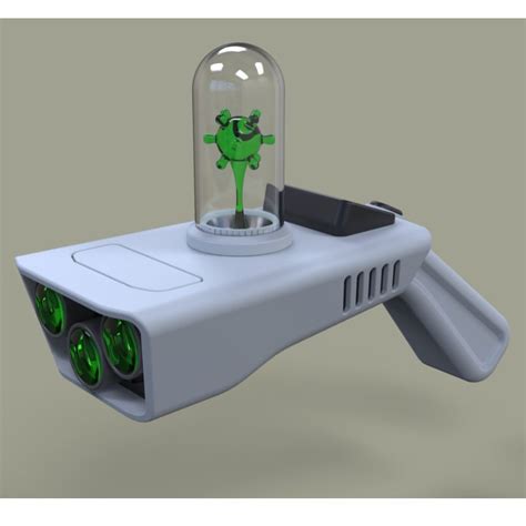 3d File Concept Of Portal Gun From Rick And Morty・3d Printing Template