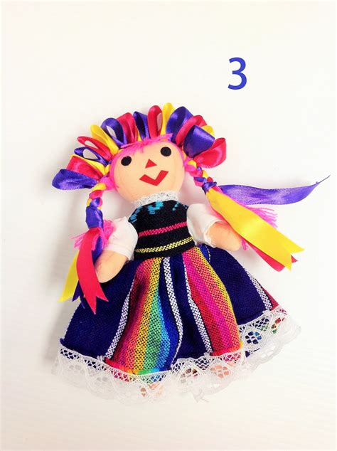 lele beautiful rag doll 7 tall mexican otomi doll etsy