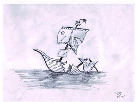 Ship Sinking Drawing At Getdrawings Free Download