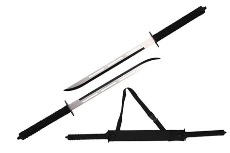 26 Full Tang Two Tone Blade Ninja Twin Sword With Sheath