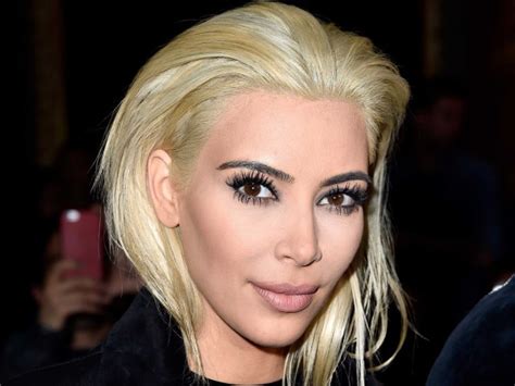 Kim Kardashian Goes Platinum Blond The Express Tribune