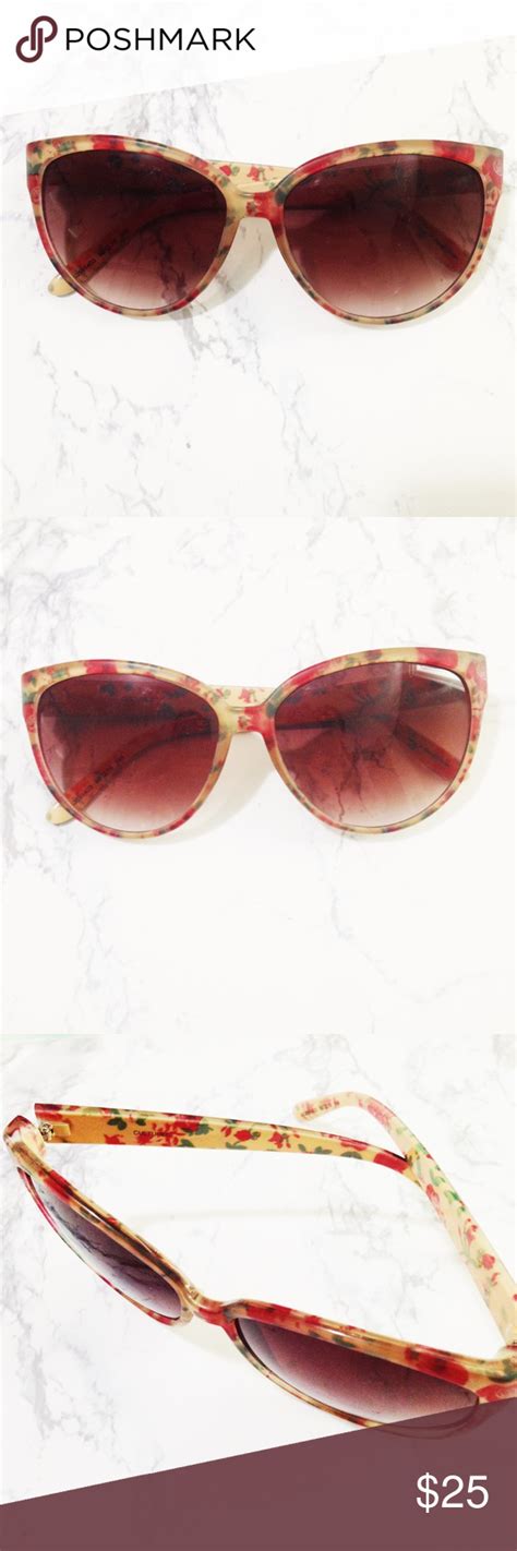Flower Pattern Sunglasses Sunglasses Accessories Pink Ladies Fashion Tips