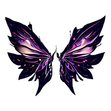 Grunge Fairy Wings Dark Fantasy Graphic Creative Fabrica