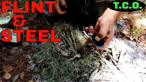 Maybe you would like to learn more about one of these? HOW TO START A FIRE WITH FLINT AND STEEL IN THE WET FOREST - YouTube
