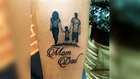 50 mom and dad tattoo design youtube