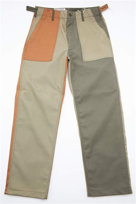 Engineered Garments Workaday Fatigue Combo Pant Olive Cotton Ripstop