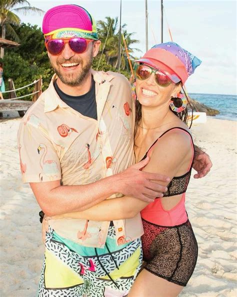 Jessica Biel Wishes Husband Justin Timberlake A Happy St Birthday S Baby