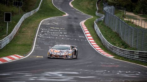 Aventador Svj Sets Nürburgring Lap Record Ahead Of Its Unveiling