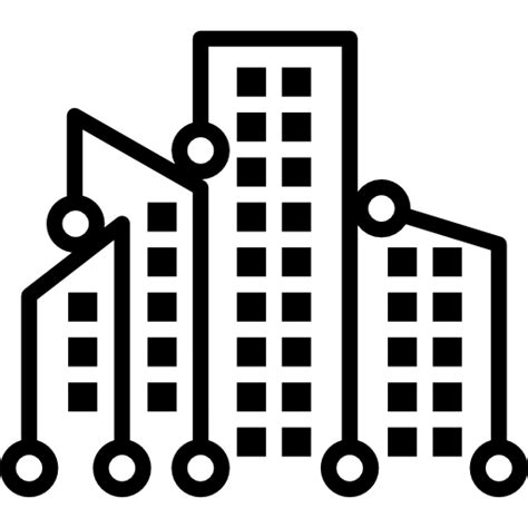 symbols, Technological, technology, Cities, city, tech ...