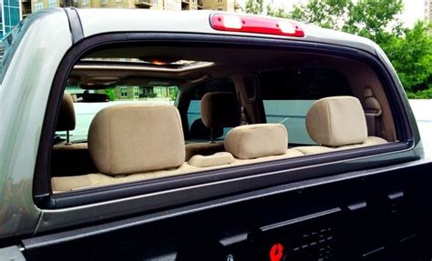 2006 Toyota Tundra Limited 4dr Double Cab SB, rear window rolled down