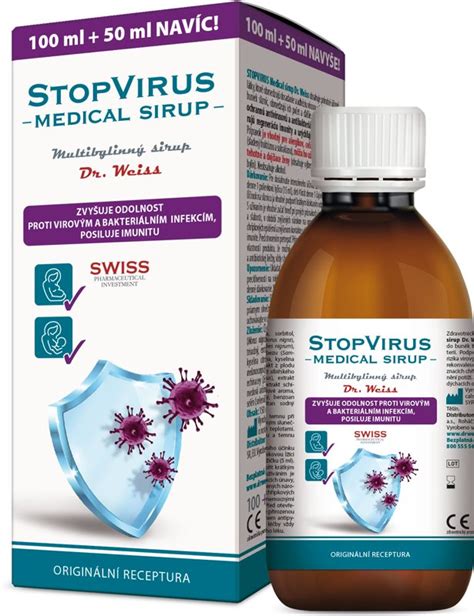 Drweiss Stopvirus Medical Sirup Zdravotnícka Pomôcka Na Ochranu Proti