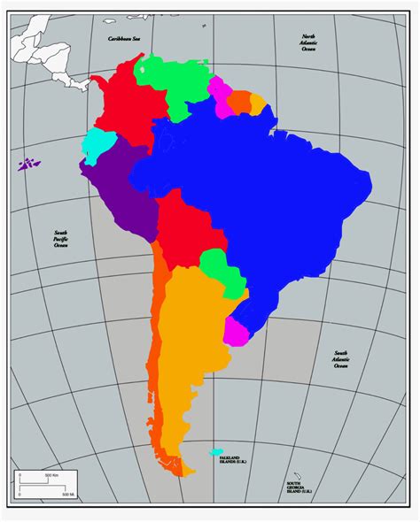2022 South America Map Diagram | Quizlet